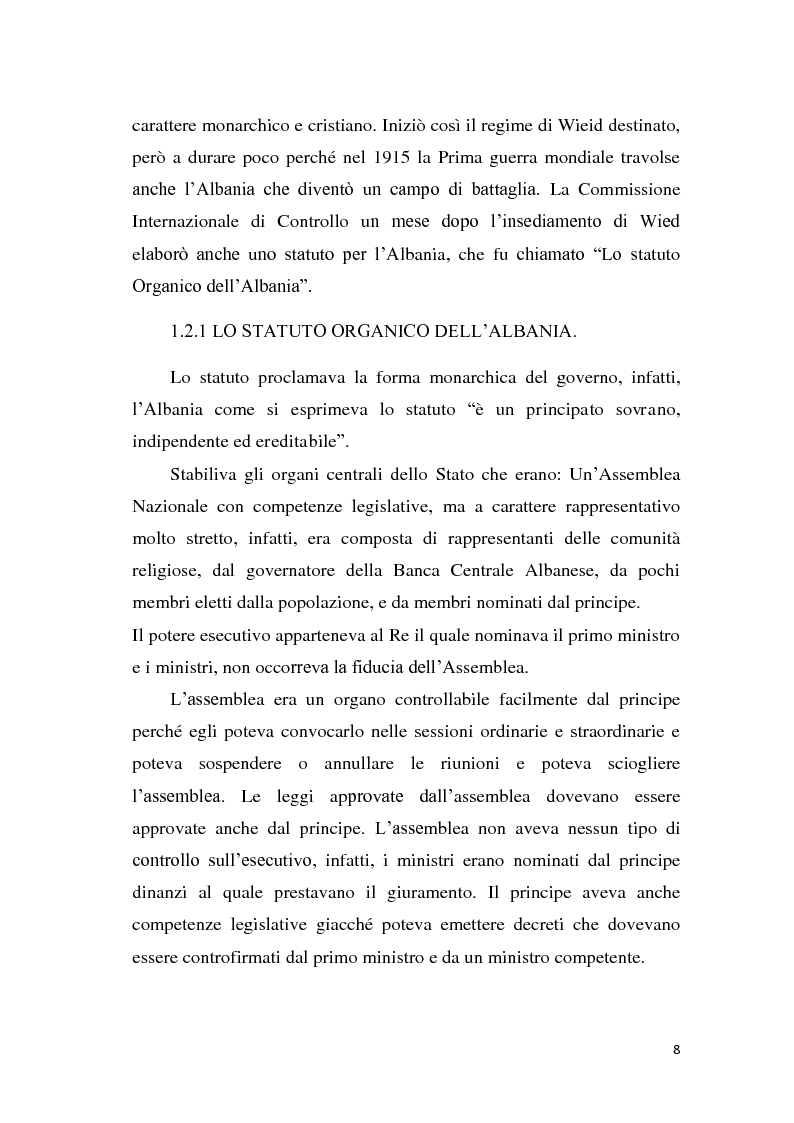 Anteprima della tesi: La tutela dei diritti fondamentali nel costituzionalismo albanese, Pagina 4