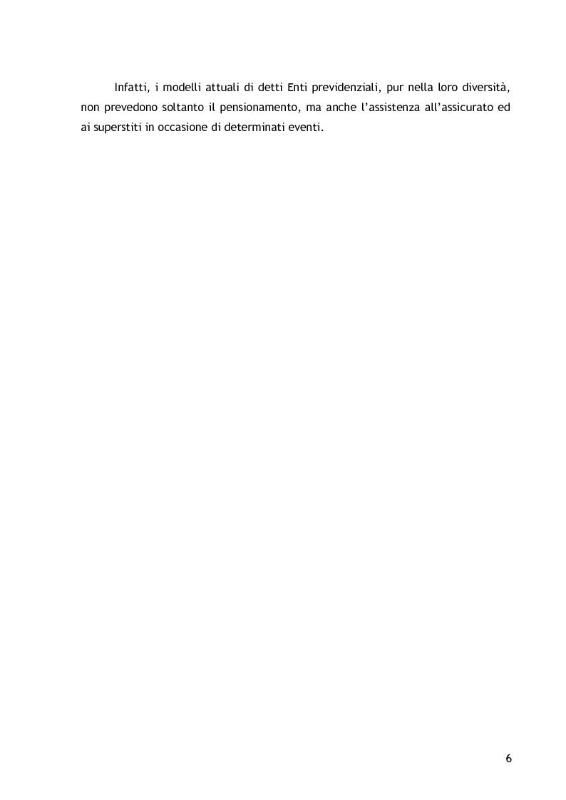 Anteprima della tesi: La cassa di previdenza dei dottori commercialisti: il bilancio tecnico attuariale, la riforma del sistema pensionistico., Pagina 4
