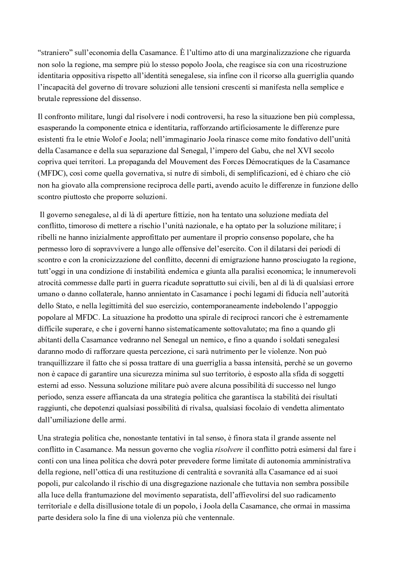 Anteprima della tesi: Casamance: le radici del conflitto, Pagina 3