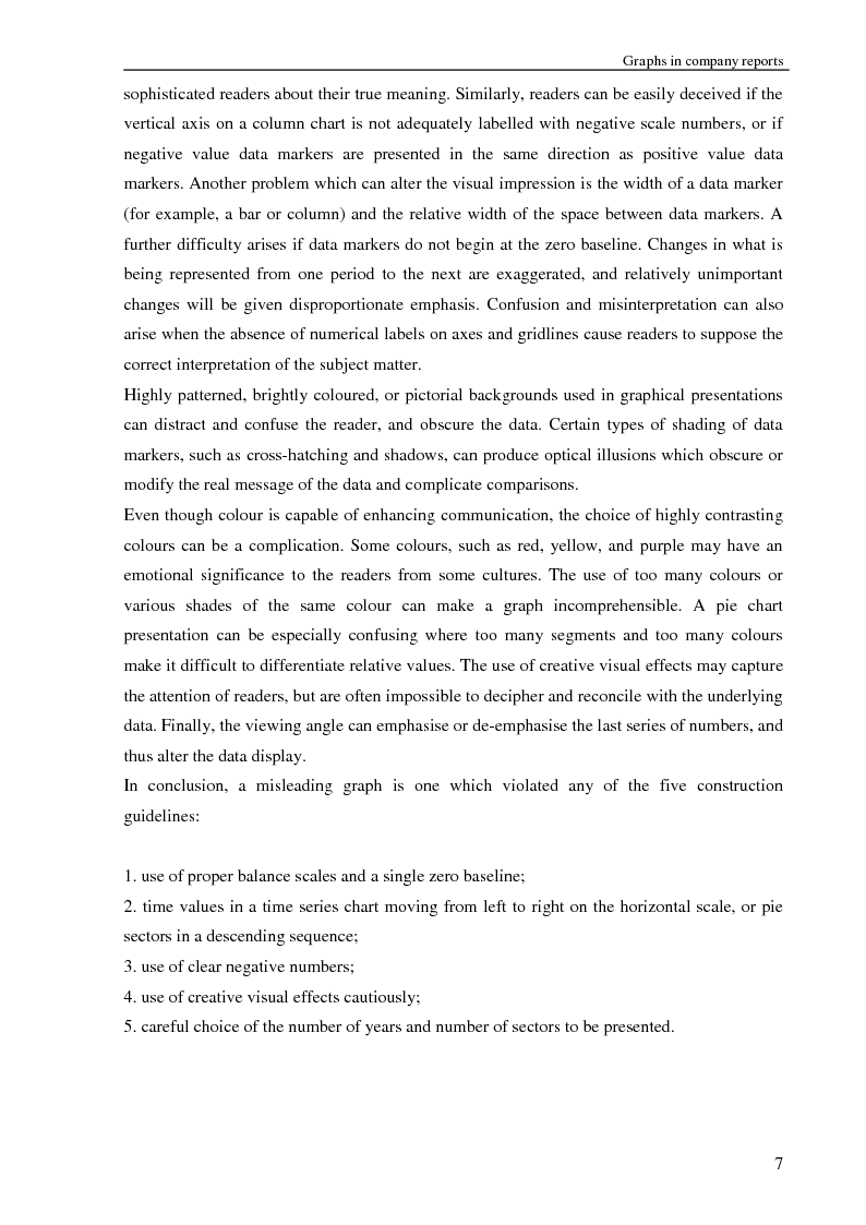 Anteprima della tesi: Selectivity and Measurement Distortion of Graphs in Sustainability Reports: A Comparative Study, Pagina 8