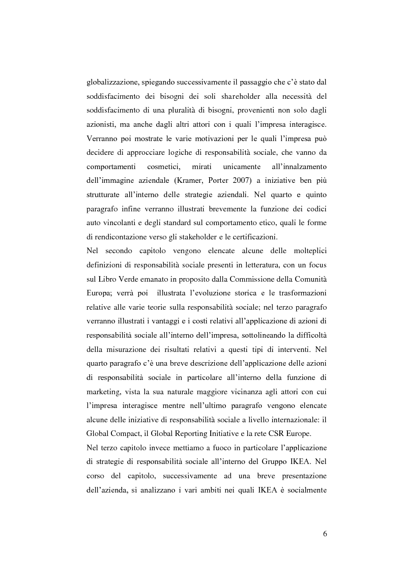 Anteprima della tesi: La responsabilità sociale d'impresa e il caso IKEA, Pagina 2