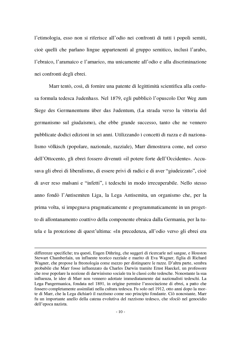 Anteprima della tesi: I Protocolli dei Savi anziani di Sion: storia di un falso antisemita nell'Europa del Novecento, Pagina 8