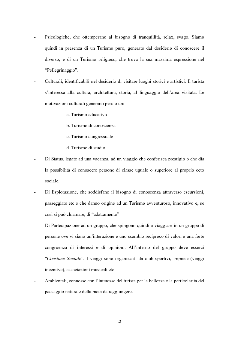 Anteprima della tesi: Psicologia del turismo: il rapporto tra turisti e residenti. Il caso Sardegna., Pagina 11