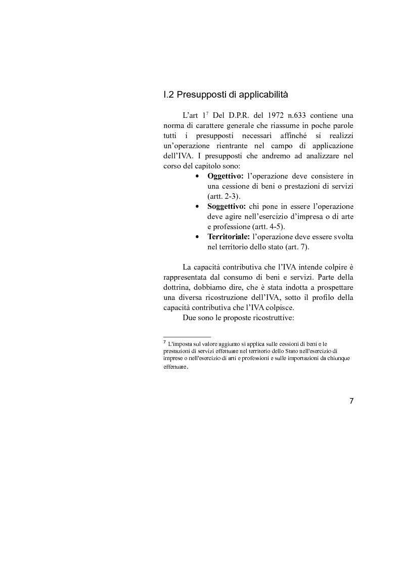 Anteprima della tesi: La disciplina IVA del Reverse Charge, Pagina 5