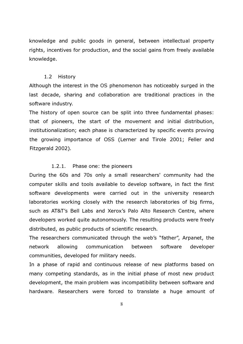 Anteprima della tesi: Micro-Dynamics in the Open Source Software.The Case of Ubuntu Developers, Pagina 4