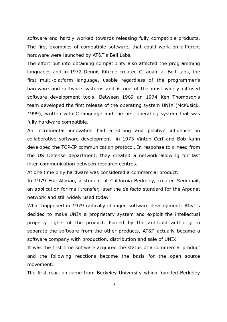 Anteprima della tesi: Micro-Dynamics in the Open Source Software.The Case of Ubuntu Developers, Pagina 5