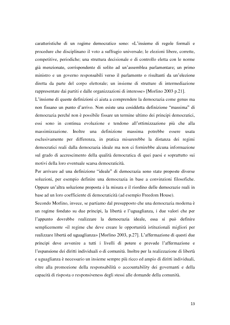 Anteprima della tesi: Verso la democrazia o ritorno all'autoritarismo? La transizione di regime in Russia (1991-2009), Pagina 9