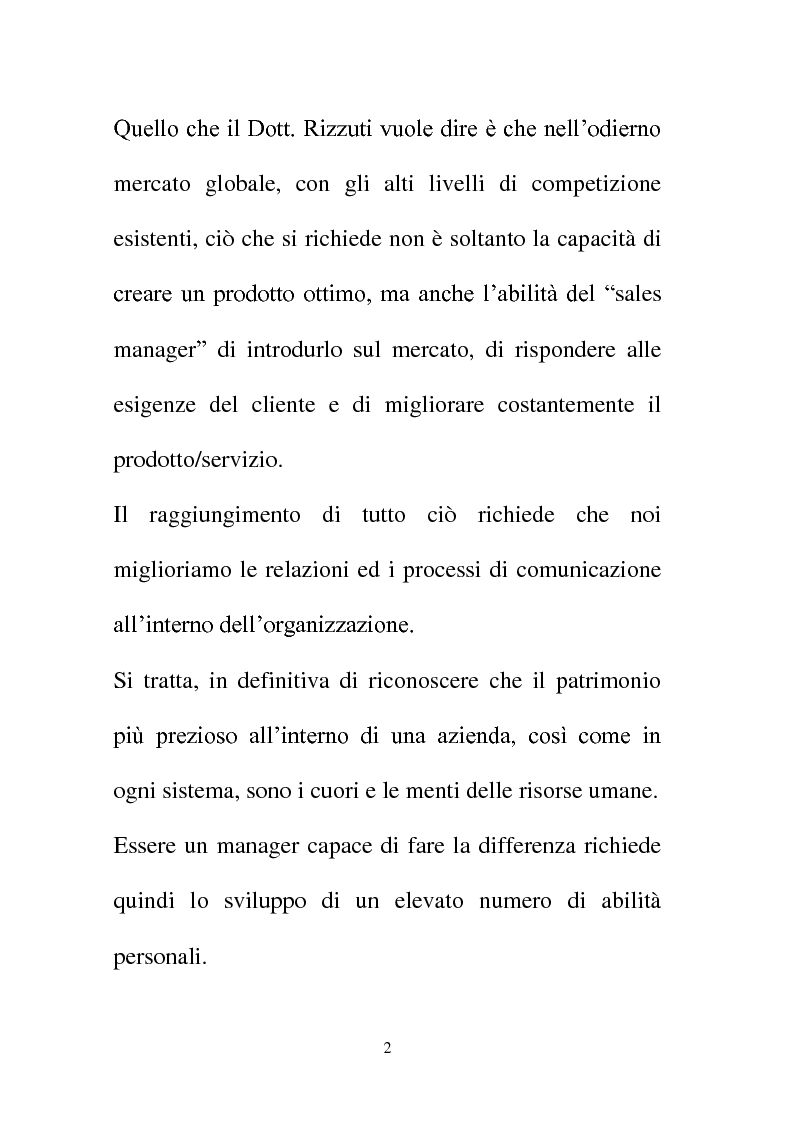 Anteprima della tesi: La Programmazione Neuro Linguistica come modalità di comunicazione efficace, Pagina 2