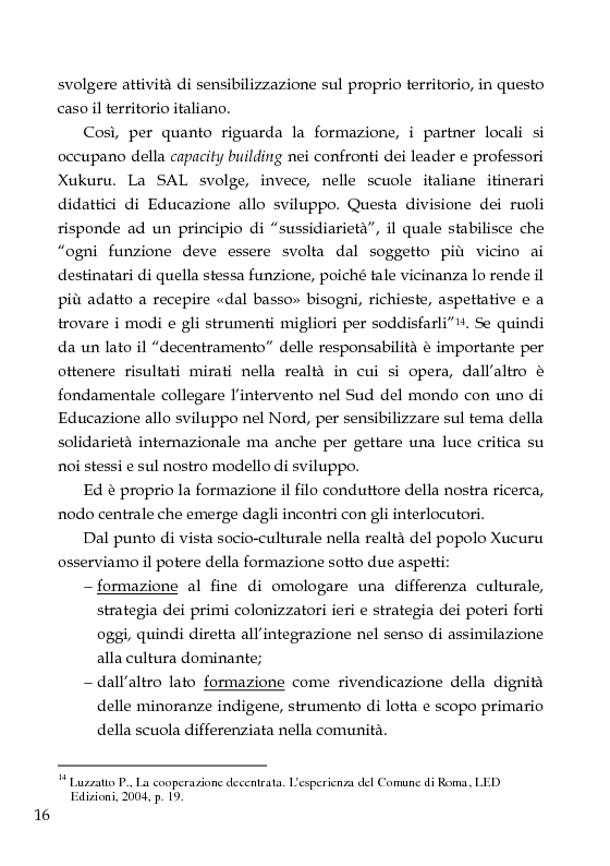 Anteprima della tesi: Una scuola per formare i ''guerrieri Xucuru''. Studio di un progetto di cooperazione in Brasile., Pagina 6