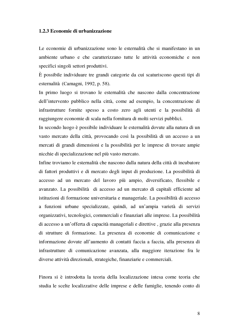 Anteprima della tesi: La teoria della localizzazione e gli investimenti diretti esteri in Italia, Pagina 8