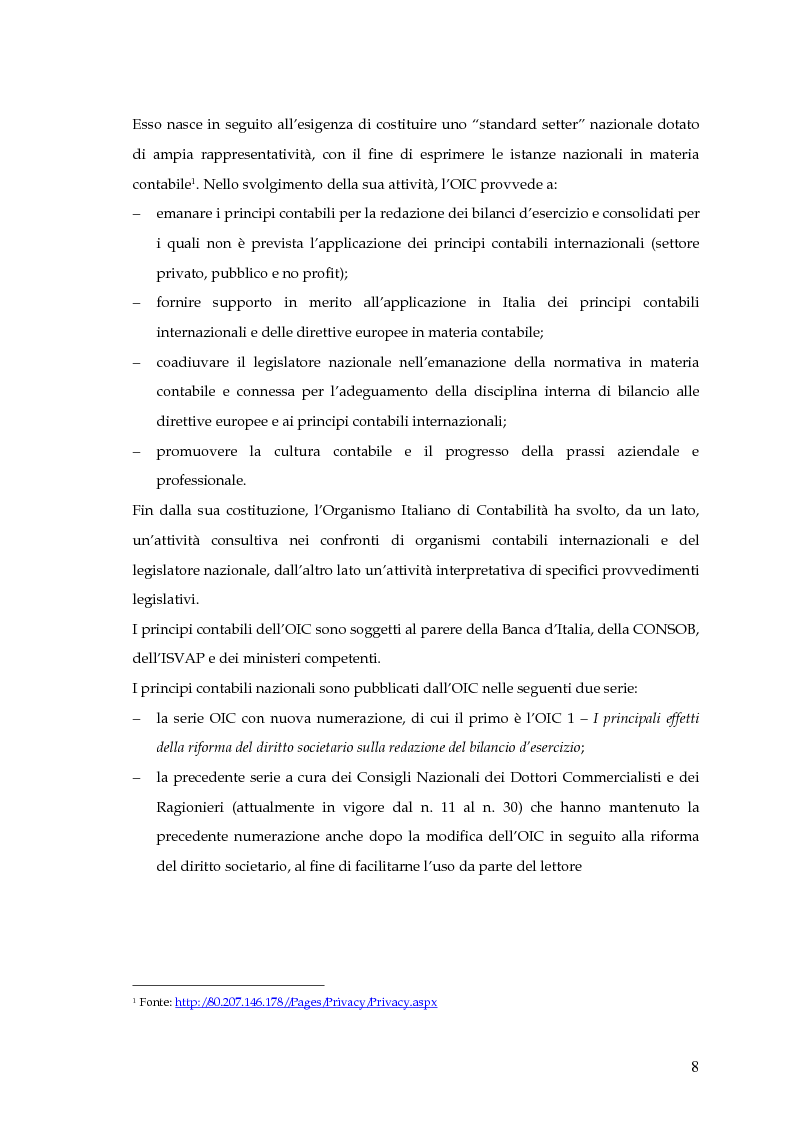 Anteprima della tesi: La capitalizzazione dei costi secondo i principi contabili nazionali e internazionali. Il caso: OLT Offshore LNG Toscana S.p.A., Pagina 6