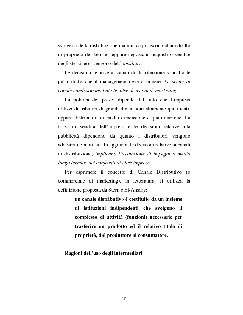 Anteprima della tesi: Problematiche nella politica distributiva delle imprese: il caso ENI, Pagina 7