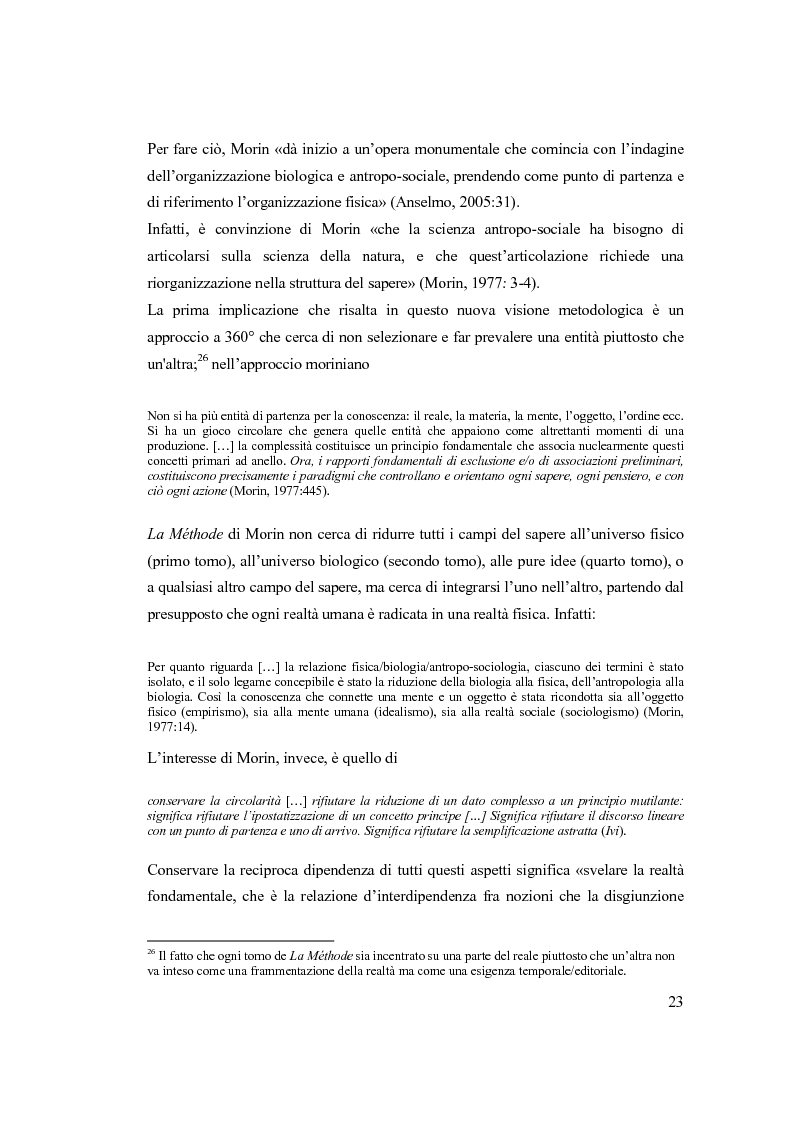 Anteprima della tesi: Semplicemente complesso. Sul metodo di Edgar Morin, Pagina 13