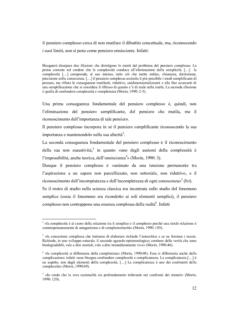 Anteprima della tesi: Semplicemente complesso. Sul metodo di Edgar Morin, Pagina 2
