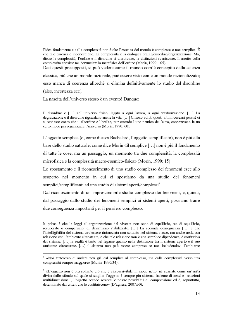 Anteprima della tesi: Semplicemente complesso. Sul metodo di Edgar Morin, Pagina 3
