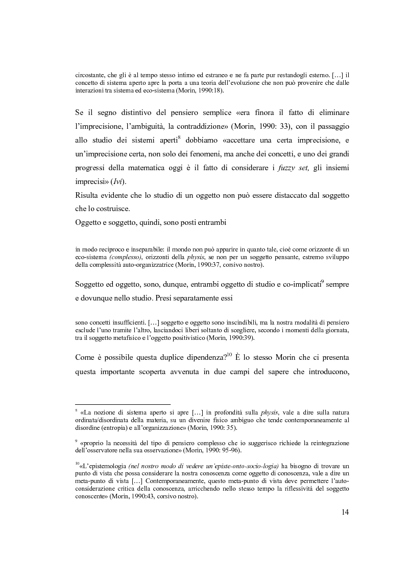 Anteprima della tesi: Semplicemente complesso. Sul metodo di Edgar Morin, Pagina 4