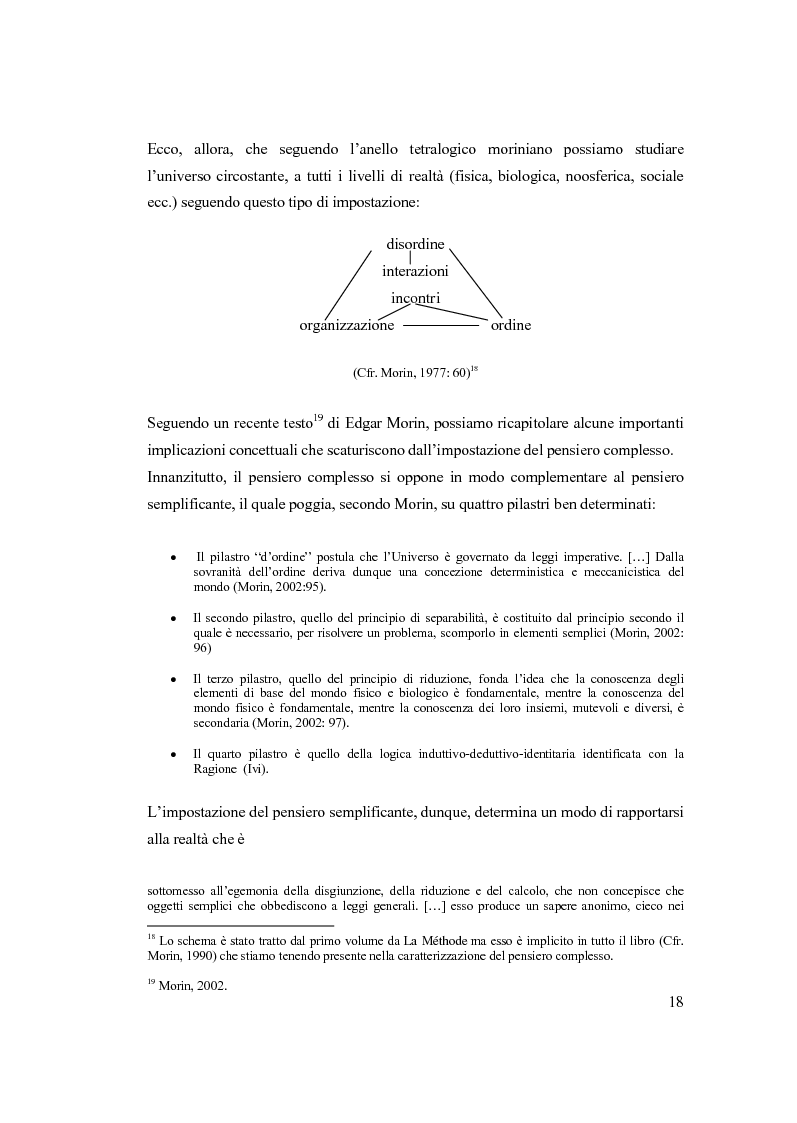 Anteprima della tesi: Semplicemente complesso. Sul metodo di Edgar Morin, Pagina 8