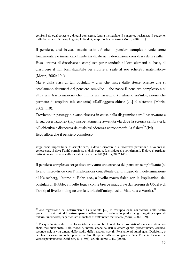 Anteprima della tesi: Semplicemente complesso. Sul metodo di Edgar Morin, Pagina 9