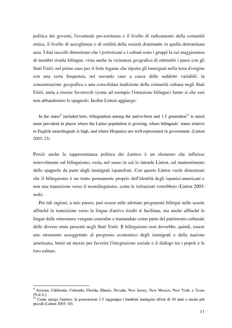 Anteprima della tesi: Commutazione e commistione di codice nel racconto Blow-up di Giannina Braschi, Pagina 13