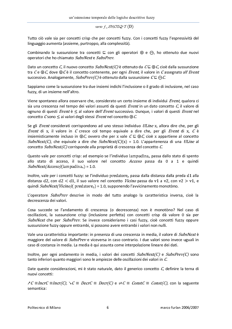 Anteprima della tesi: Un'estensione temporale delle logiche descrittive fuzzy, Pagina 4