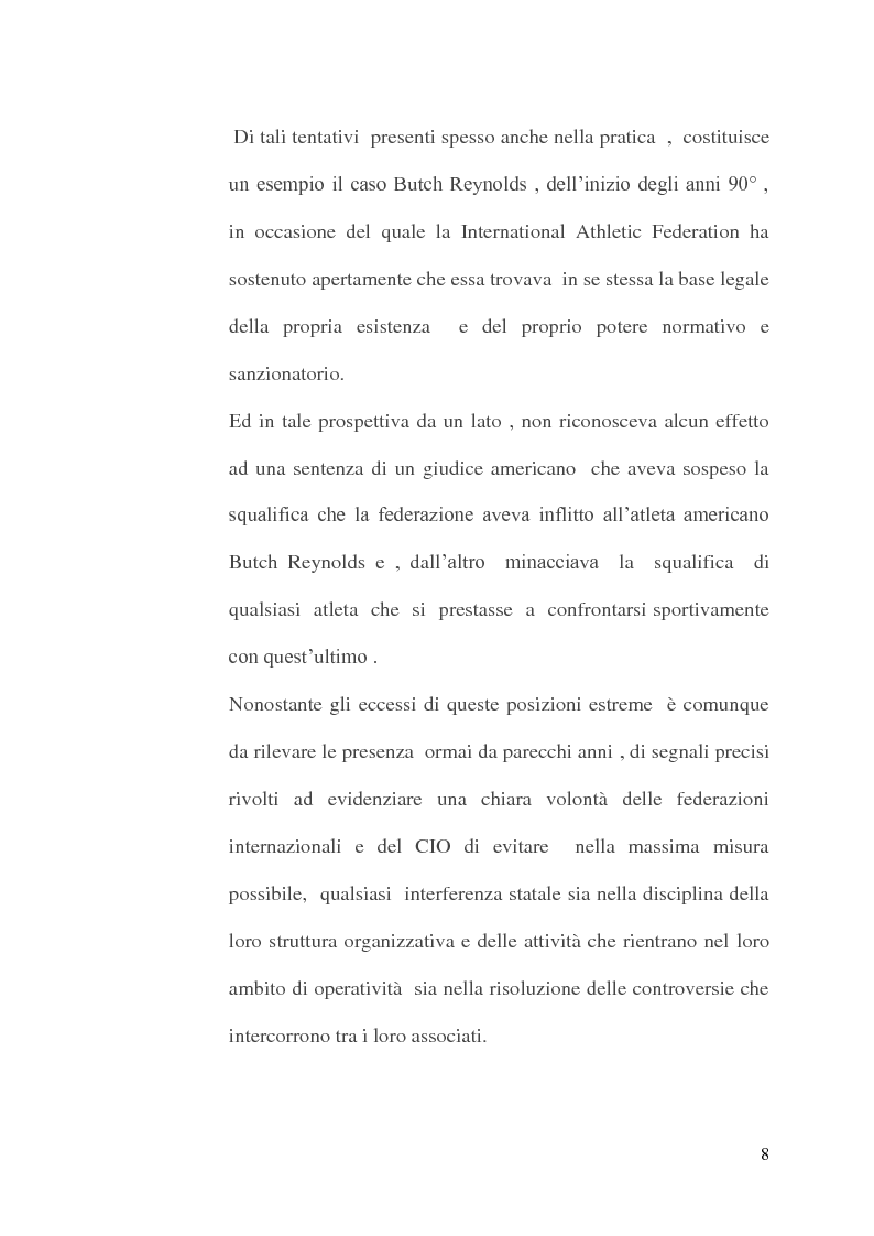 Anteprima della tesi: Diritto internazionale e trasferimento dei calciatori, Pagina 4
