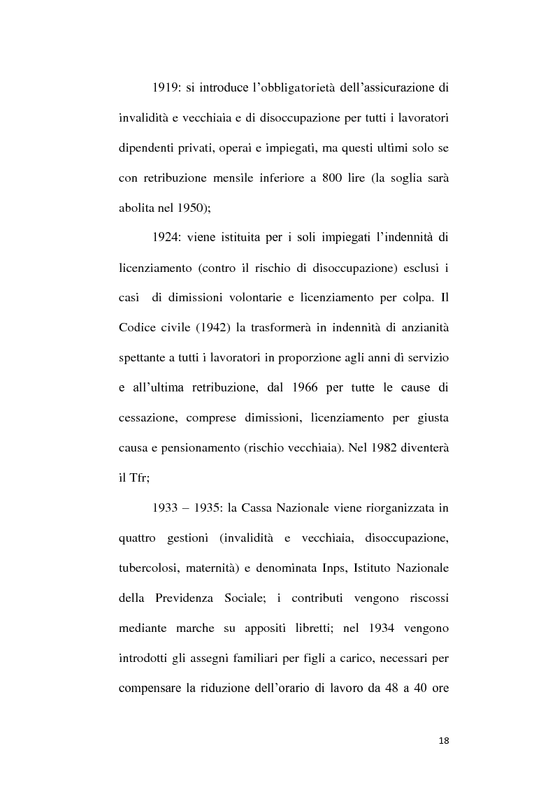 Anteprima della tesi: Fondi Pensione e riforma del Tfr: sistemi finanziari, tipologie e funzionamento dei fondi a contribuzione definita secondo il d.lgs. 252/2005, Pagina 13