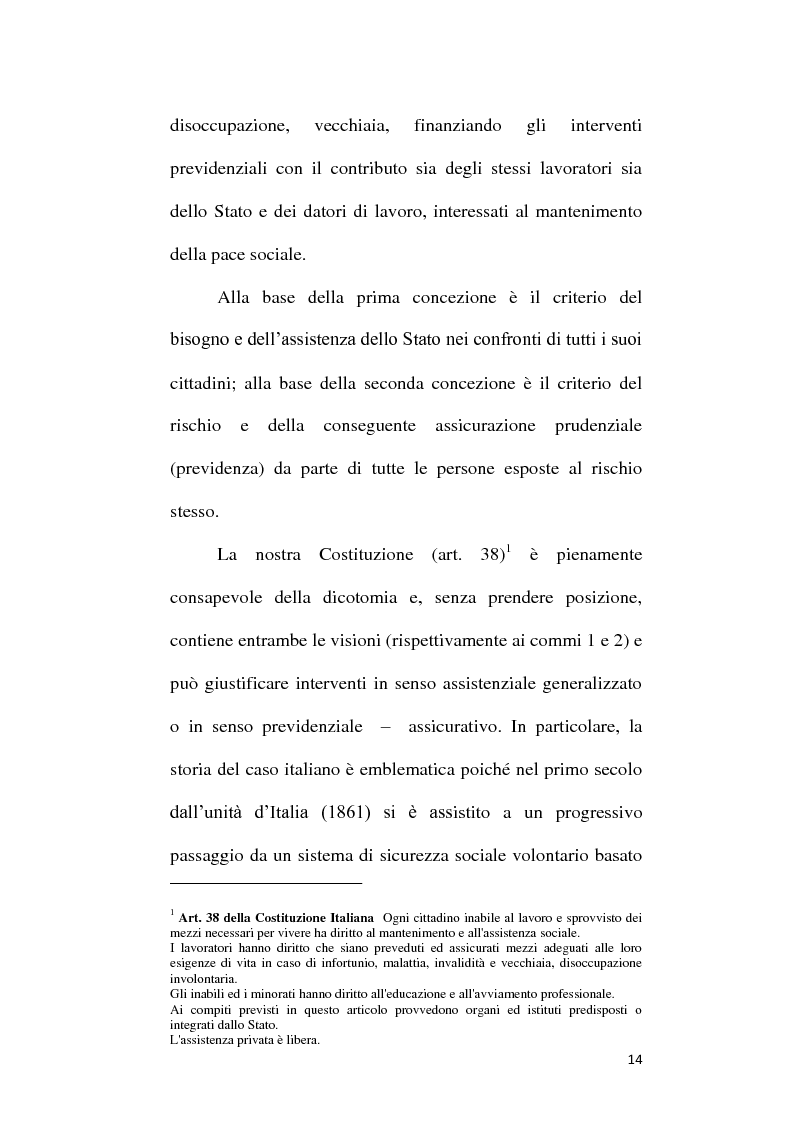 Anteprima della tesi: Fondi Pensione e riforma del Tfr: sistemi finanziari, tipologie e funzionamento dei fondi a contribuzione definita secondo il d.lgs. 252/2005, Pagina 9