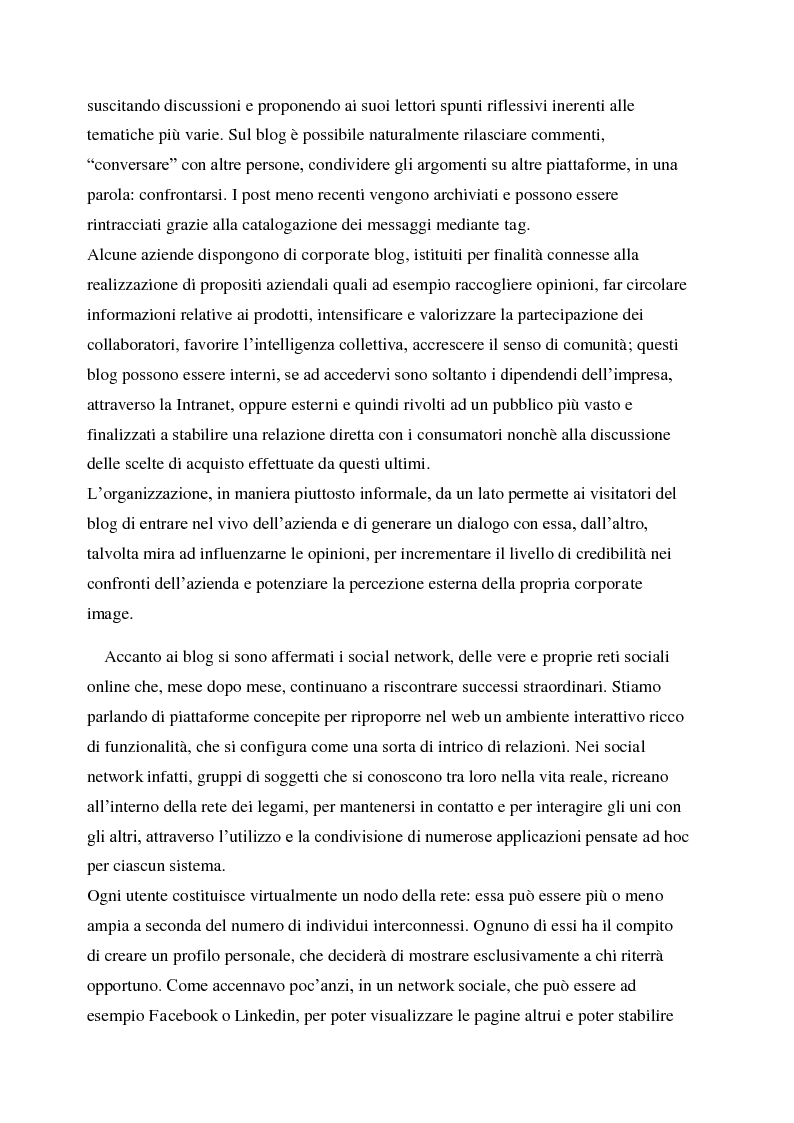 Anteprima della tesi: La gestione della corporate reputation nei social media, Pagina 8