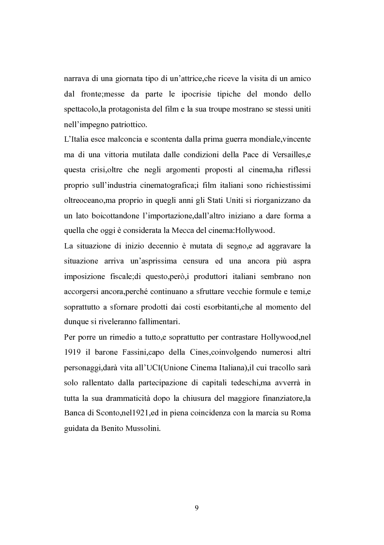 Anteprima della tesi: Norme a sostegno dell'attività cinematografica in Italia, Pagina 5
