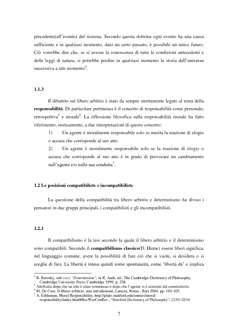 Anteprima della tesi: Necessità causale, libero arbitrio e responsabilità morale: incompatibilismo e compatibilismo in Peter van Inwagen, Pagina 2
