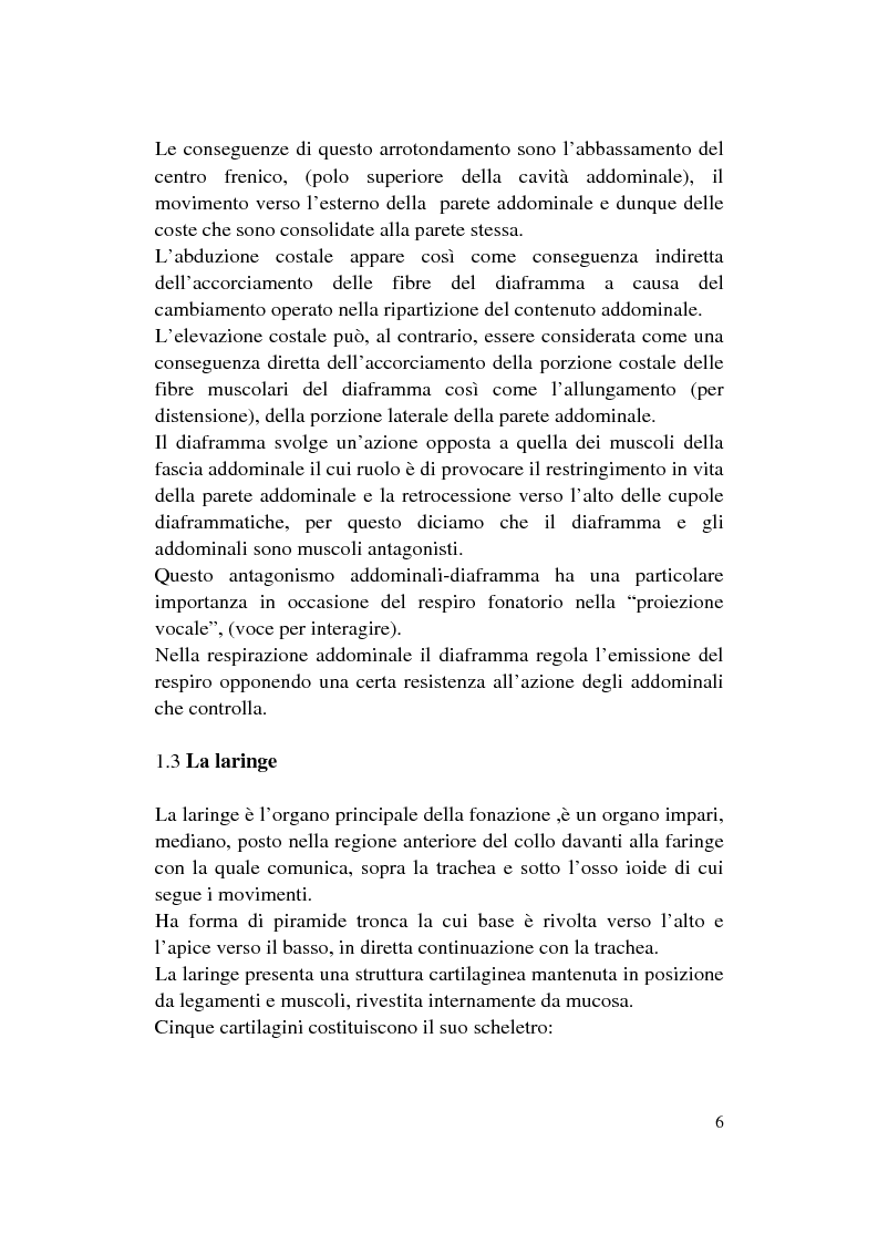 Anteprima della tesi: Le Disfonie Psicogene, Pagina 4