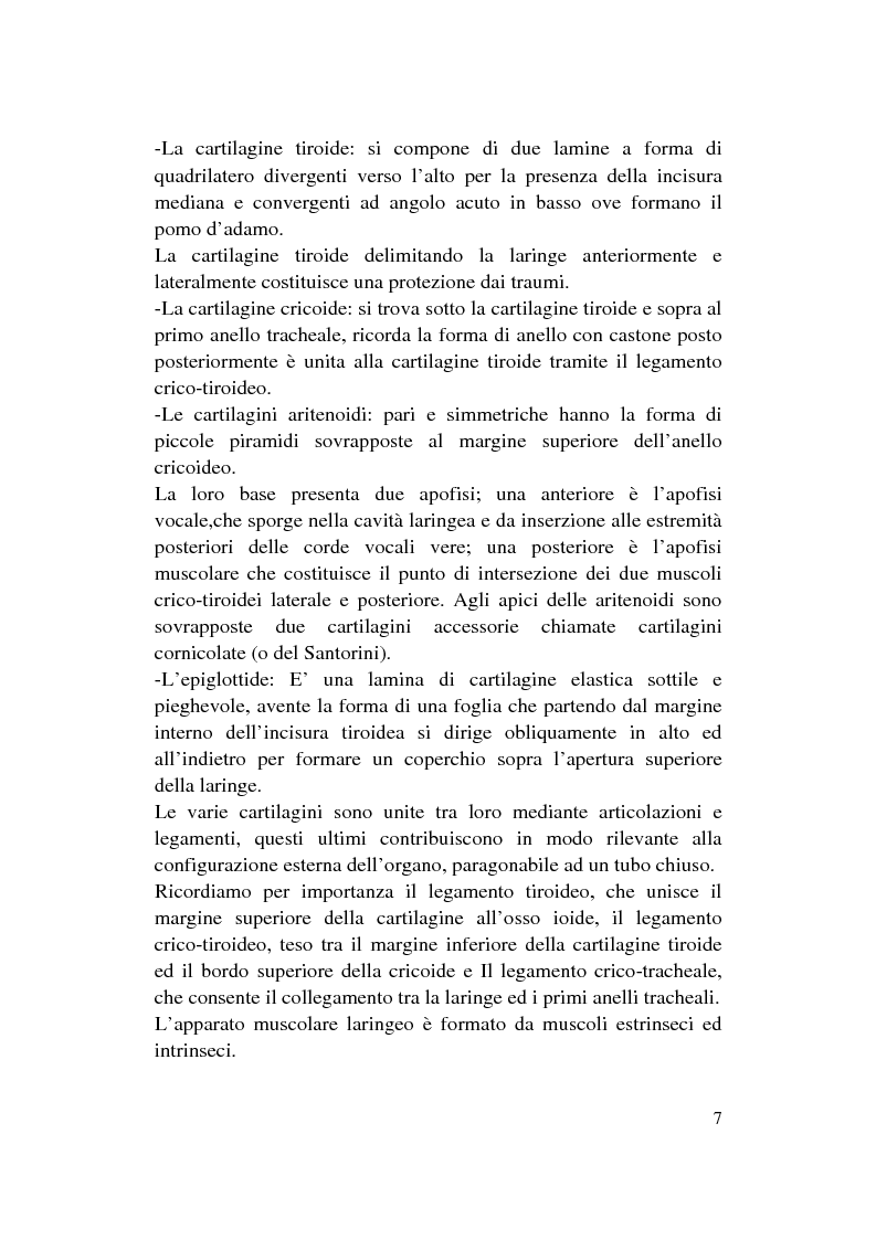 Anteprima della tesi: Le Disfonie Psicogene, Pagina 5