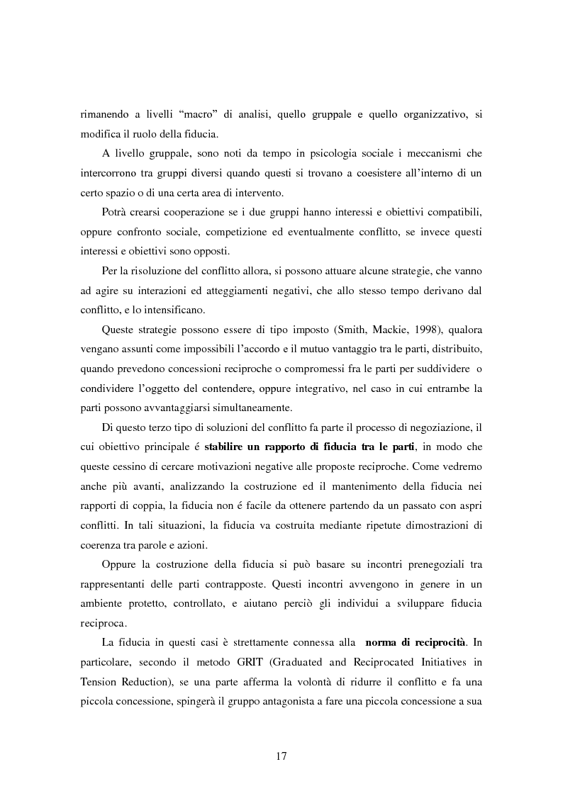 Anteprima della tesi: Modalità di sviluppo delle relazioni di fiducia nelle interazioni on line. Il caso b-to-c in contesti naturali., Pagina 15