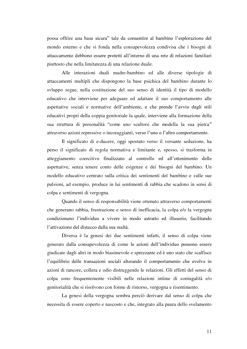 Anteprima della tesi: Il legame affettivo tra con-fusione e identità. Psicopatologia della relazione affettiva., Pagina 9