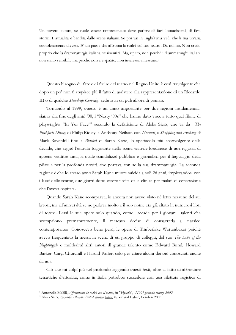 Anteprima della tesi: Fedra e l'Usignolo. Riscrittura del mito nel teatro di Timberlake Wertenbaker e Sarah Kane, Pagina 2