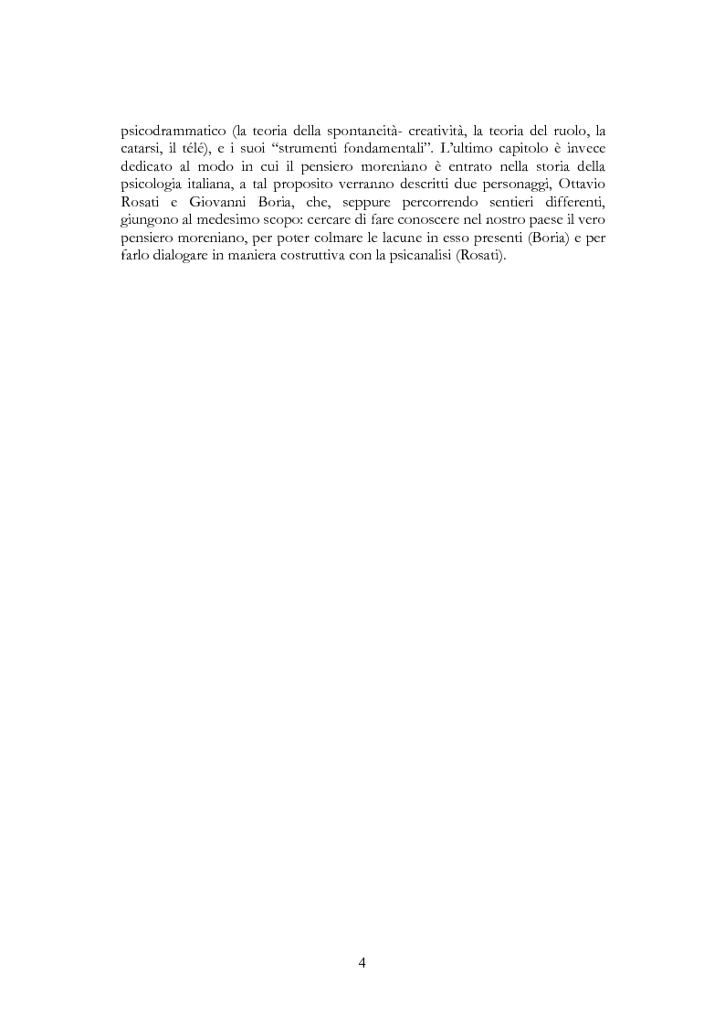 Anteprima della tesi: Per una riscoperta dello psicodramma classico: dalle origini al suo approdo in Italia, Pagina 2