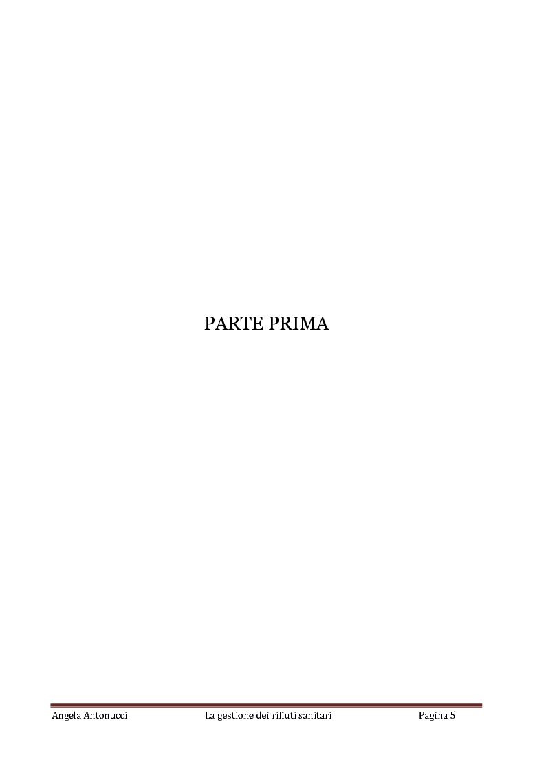 Anteprima della tesi: La gestione dei rifiuti sanitari, Pagina 4