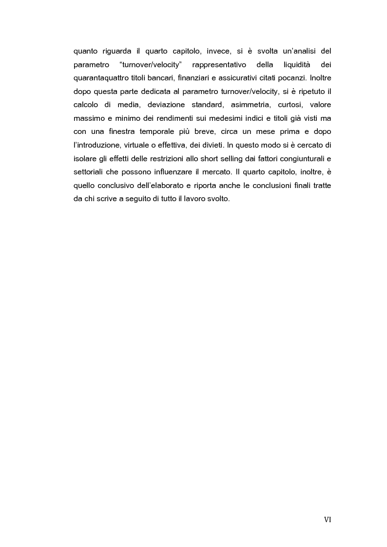 Anteprima della tesi: Restrizioni all'attività di short selling e impatto sui mercati finanziari, Pagina 3