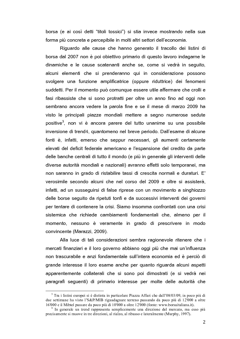 Anteprima della tesi: Restrizioni all'attività di short selling e impatto sui mercati finanziari, Pagina 5