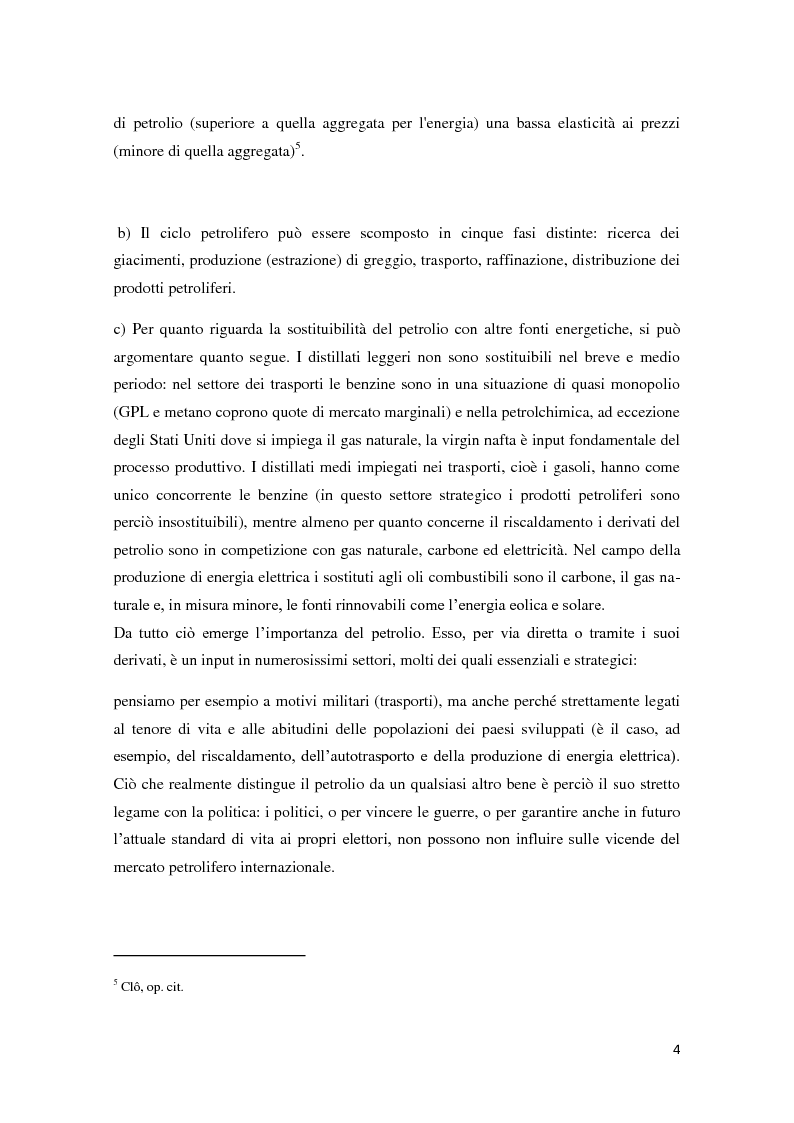 Anteprima della tesi: Il mercato petrolifero: gli strumenti di formazione dei prezzi e le conseguenze macroeconomiche, Pagina 7