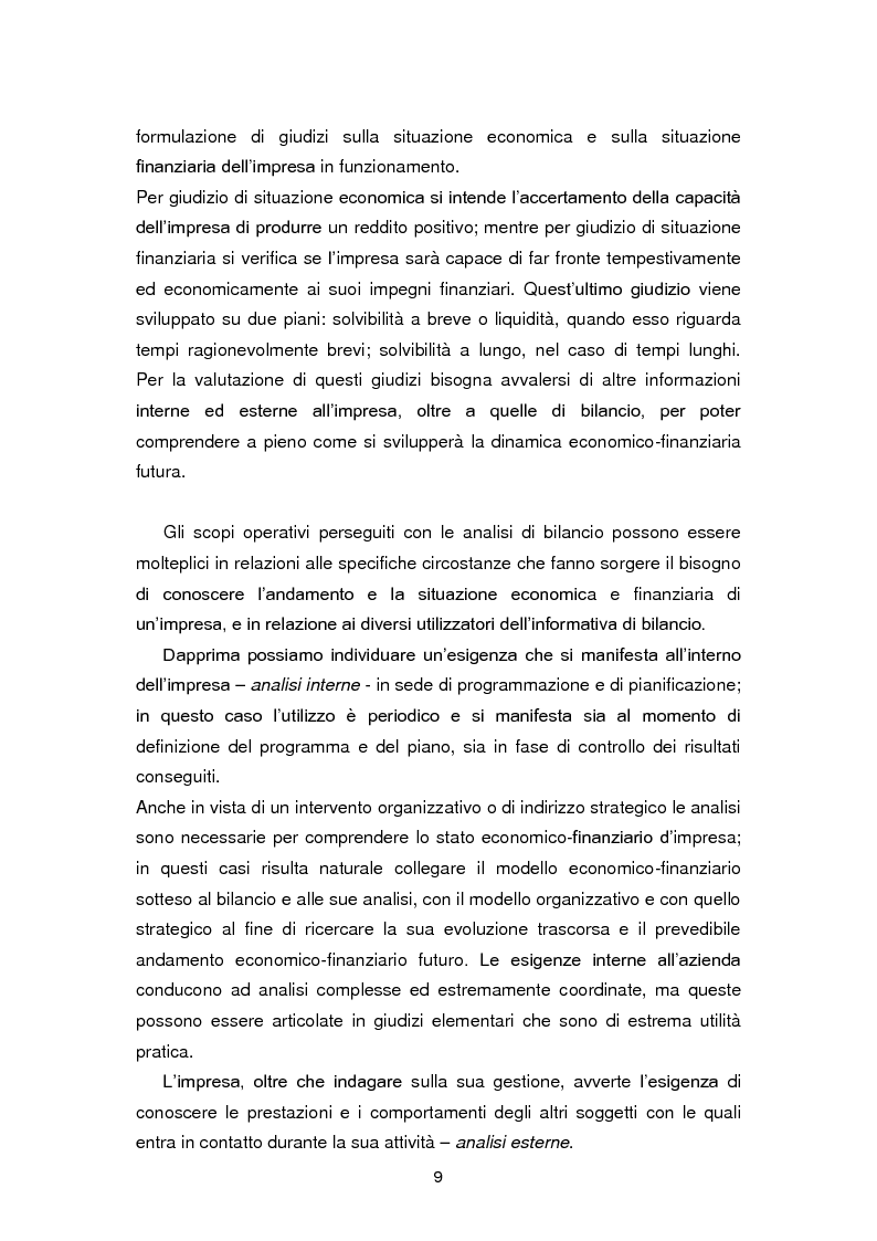 Anteprima della tesi: I limiti dell'analisi di bilancio per indici: il caso Sabaf, Pagina 5