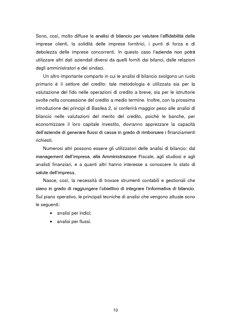 Anteprima della tesi: I limiti dell'analisi di bilancio per indici: il caso Sabaf, Pagina 6
