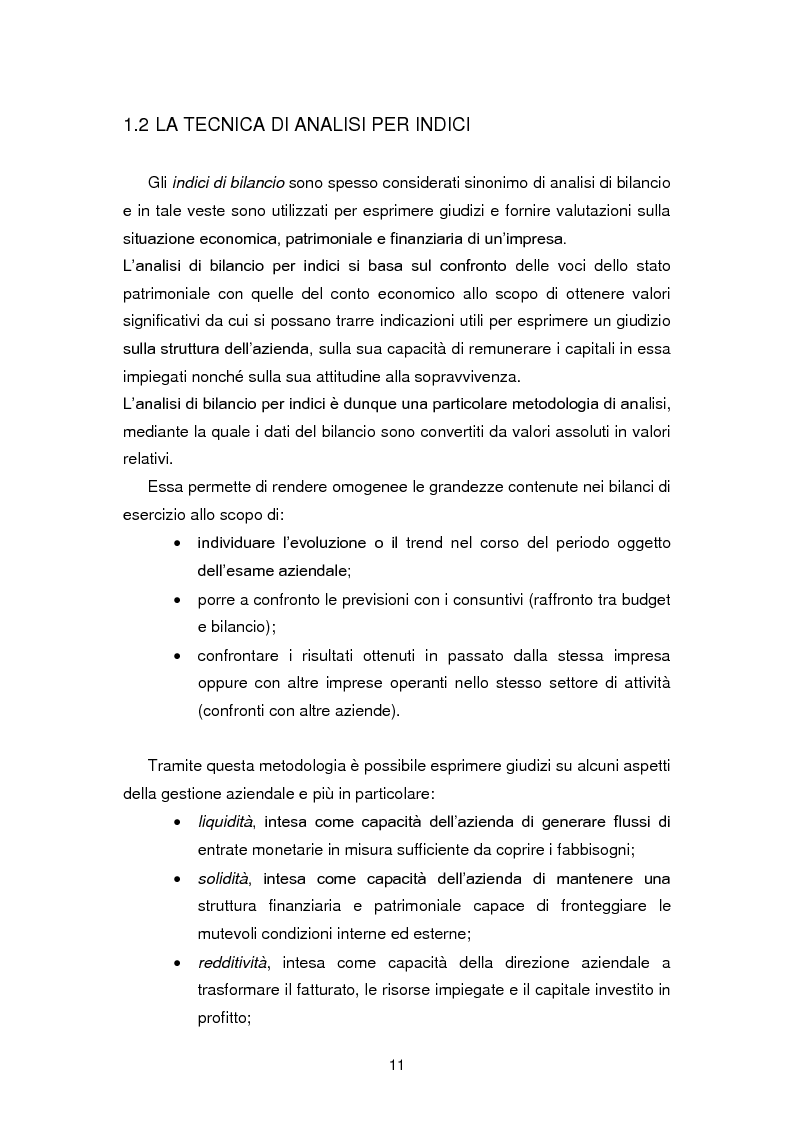 Anteprima della tesi: I limiti dell'analisi di bilancio per indici: il caso Sabaf, Pagina 7