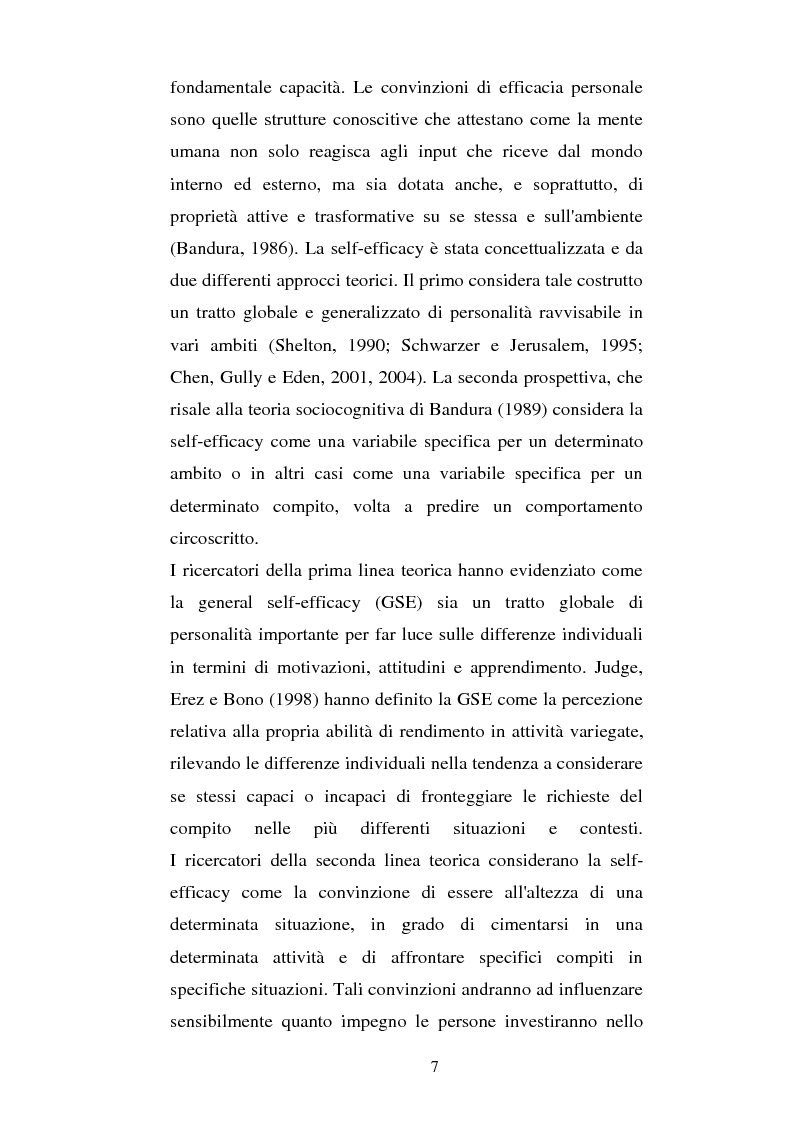 Anteprima della tesi: Autostima, autoefficacia, identità di genere e soddisfazione lavorativa: una ricerca sul campo, Pagina 5