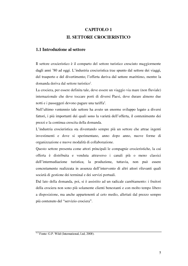 Anteprima della tesi: Il peso delle escursioni nella determinazione della redditività di un'impresa crocieristica: il caso Costa Crociere, Pagina 3