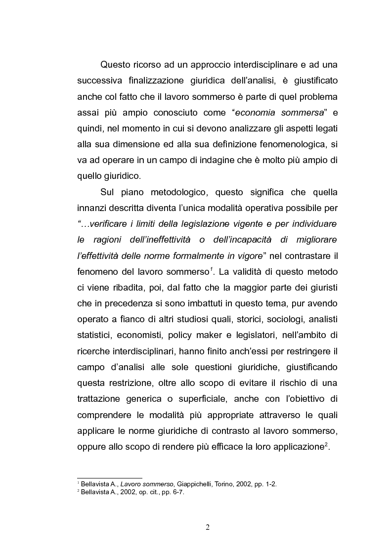 Anteprima della tesi: Il lavoro sommerso, Pagina 4