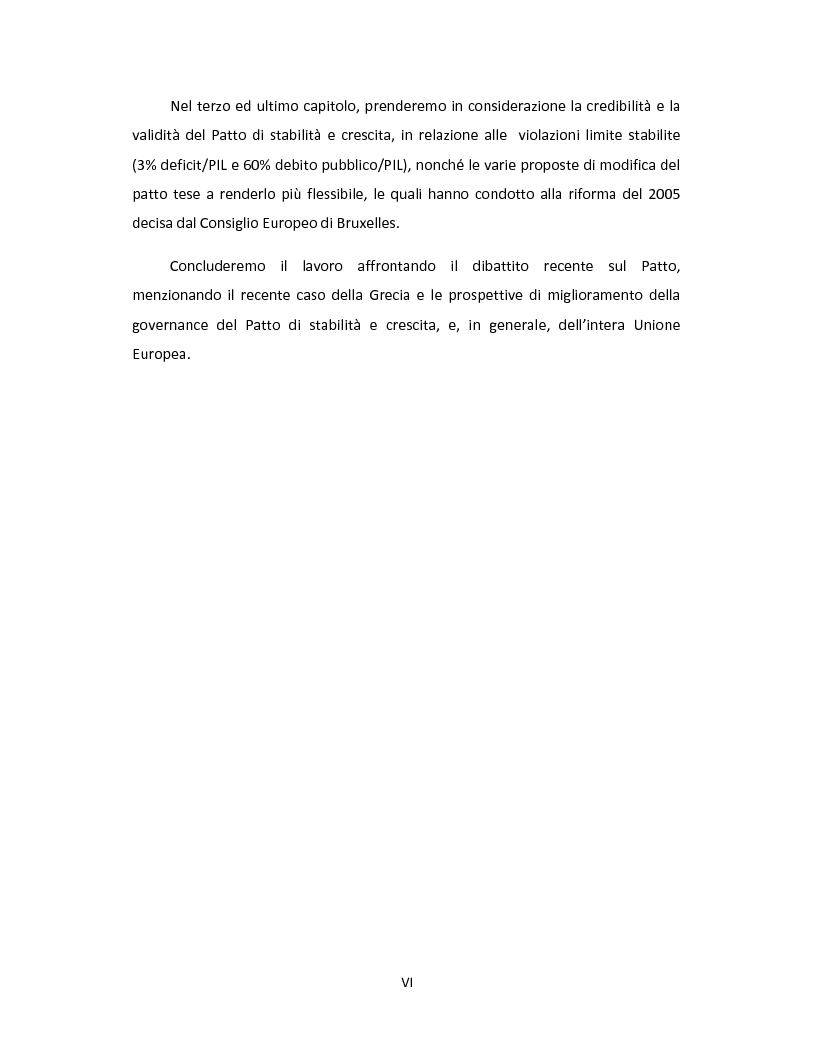 Anteprima della tesi: Il Patto di stabilità e crescita dell'Unione Europea: una prospettiva giuridica ed economica, Pagina 3