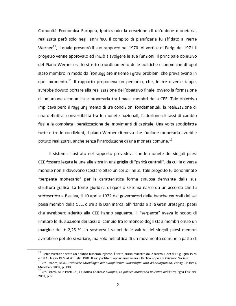 Anteprima della tesi: Il Patto di stabilità e crescita dell'Unione Europea: una prospettiva giuridica ed economica, Pagina 5