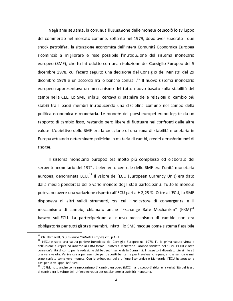 Anteprima della tesi: Il Patto di stabilità e crescita dell'Unione Europea: una prospettiva giuridica ed economica, Pagina 7