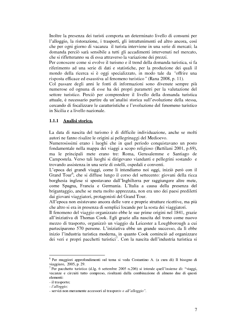 Anteprima della tesi: Il turismo relazionale integrato e il paese albergo in Sicilia, Pagina 3